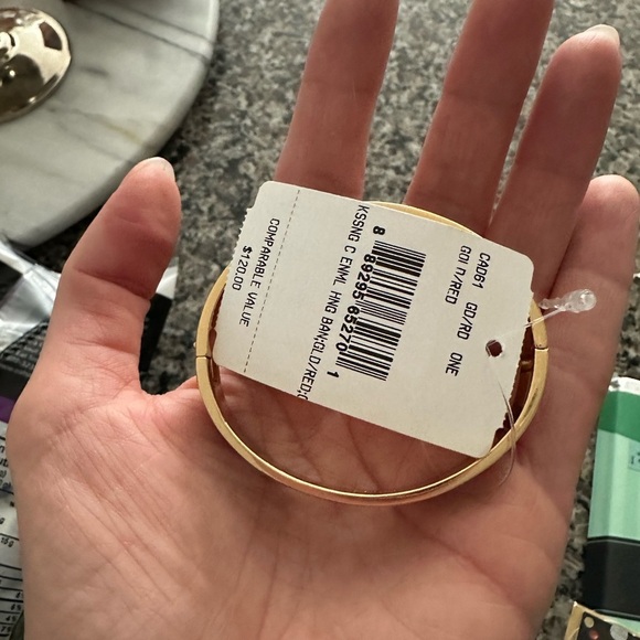 Coach Gold and Black Signature Bangle - Picture 3 of 5